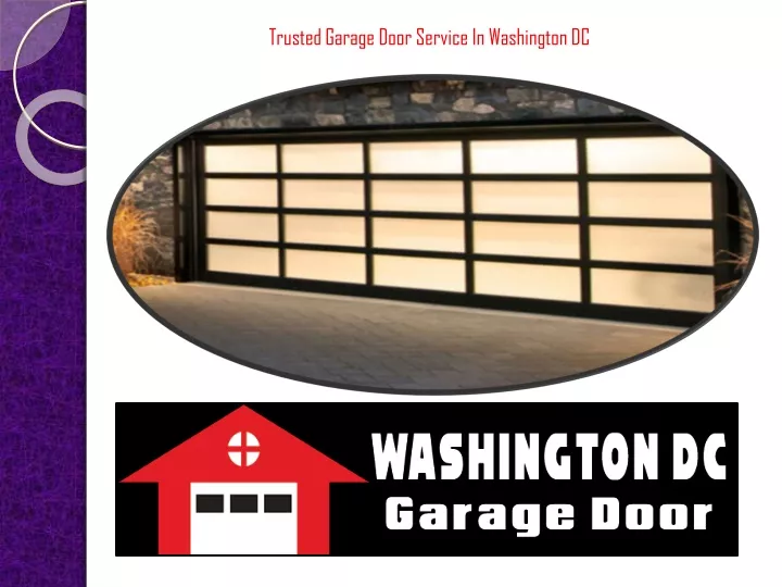 trusted garage door service in washington dc