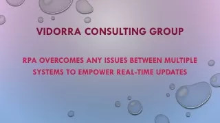 vidorra consulting group