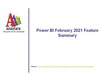 Power BI February 2021 Feature Summary