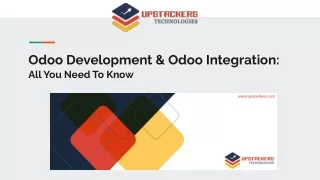 Odoo Development & Odoo Integration: All You Need To Know