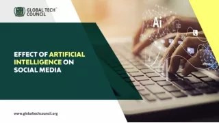 Effect of Artificial Intelligence on Social Media