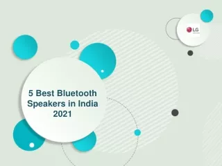 5 best bluetooth speakers in india 2021