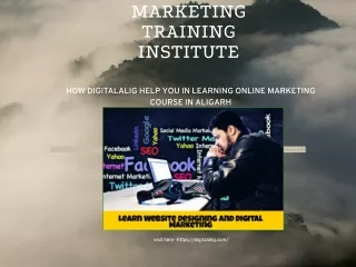 Website Designing and Digital Marketing course in Aligarh