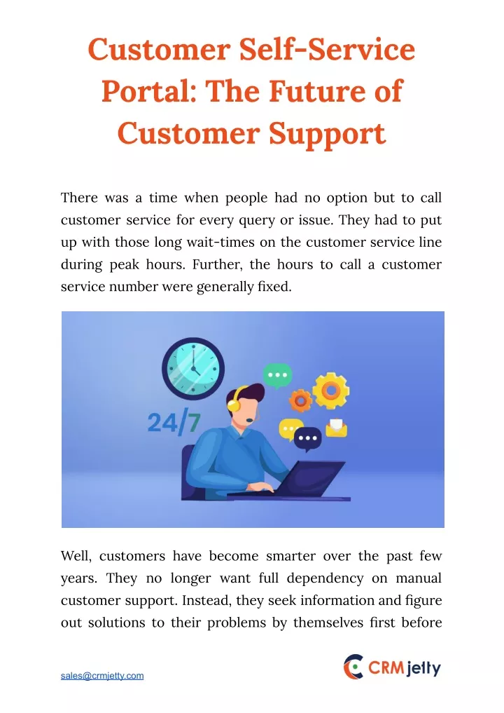 customer self service portal the future