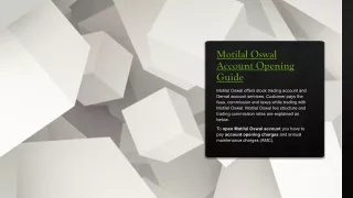 motilal oswal account opening guide