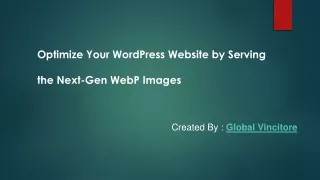 optimize your wordpress website by serving