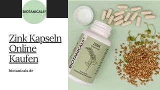Zink Kapseln Online Kaufen - Biotanicals