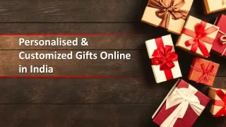 Personalized & customised gifts online in india