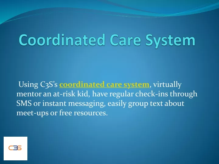 coordinated care system