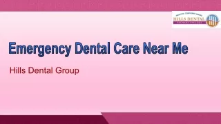 Emergency Dental Care Near Me