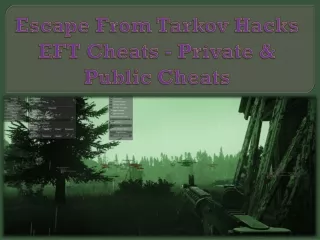 Escape From Tarkov Hacks  EFT Cheats - Private & Public Cheats