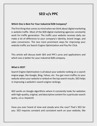 seo v s ppc