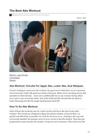 the best abs workout