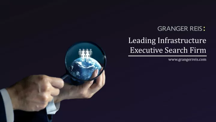 leading infrastructure executive search firm