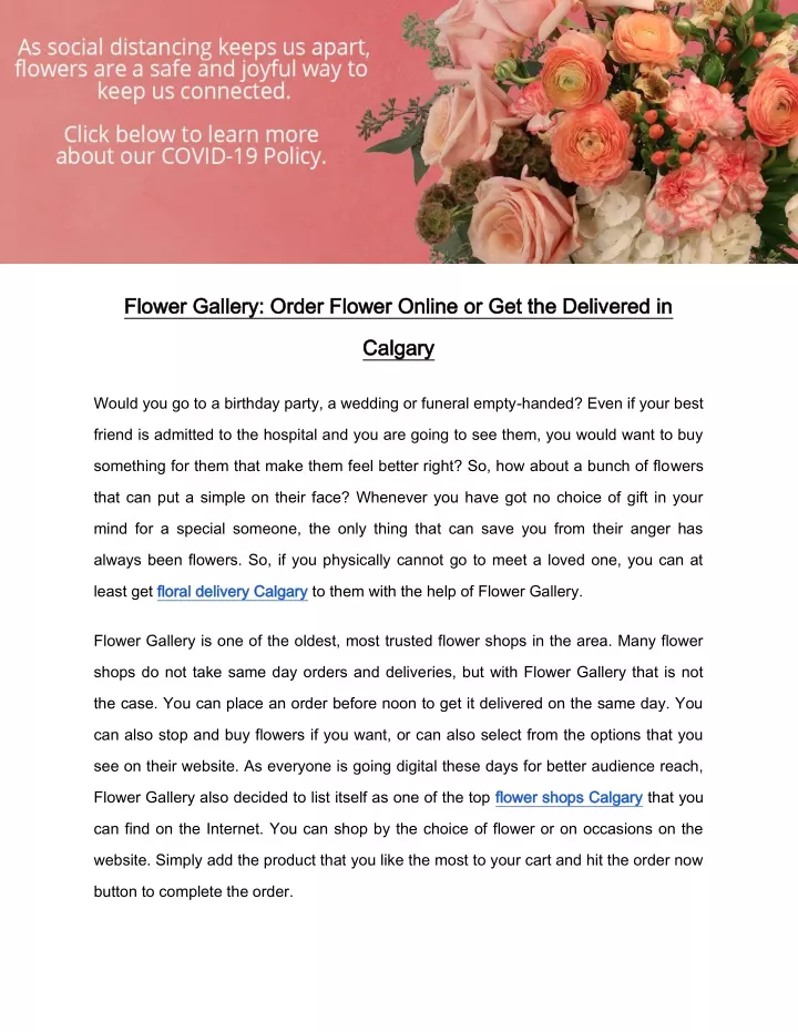 flower gallery order flower online