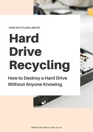 euro recycling limited hard drive recycling