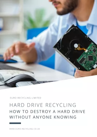 euro recycling limited hard drive recycling