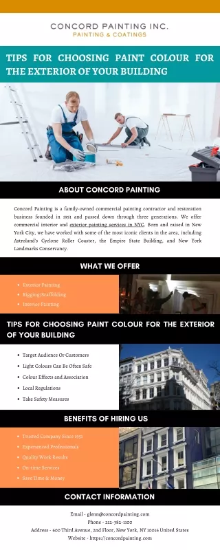 tips for choosing paint colour for the exterior