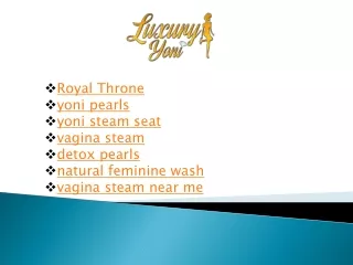 royal throne yoni pearls yoni steam seat vagina