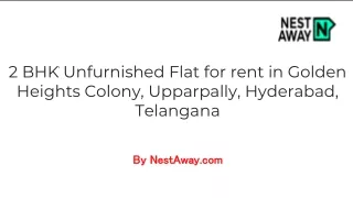 Flat on rent in Upparpally Hyderabad