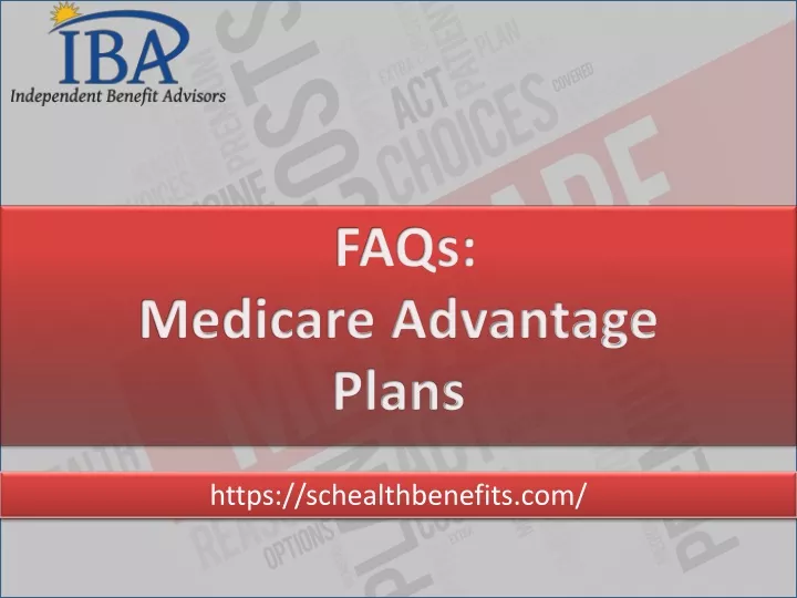 faqs medicare advantage plans