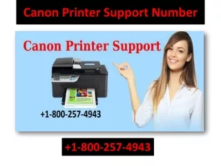 Canon Printer Support Number