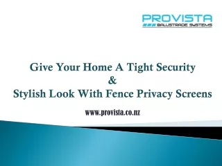 give your home a tight security stylish look with
