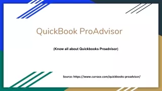 QuickBooks proAdvisor
