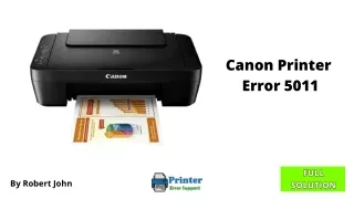 canon printer error 5011