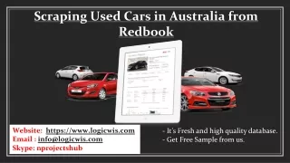 scraping used cars in australia from redbook