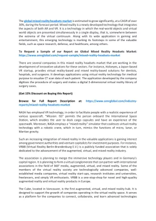 the global mixed reality headsets market