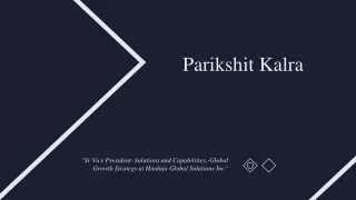 parikshit kalra