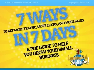 7 quick tips to grow your business with graphics