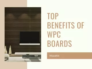 top benefits of wpc boards