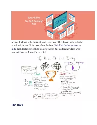 are you building links the right
