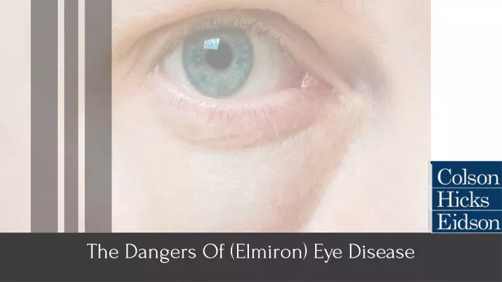 the dangers of elmiron eye disease