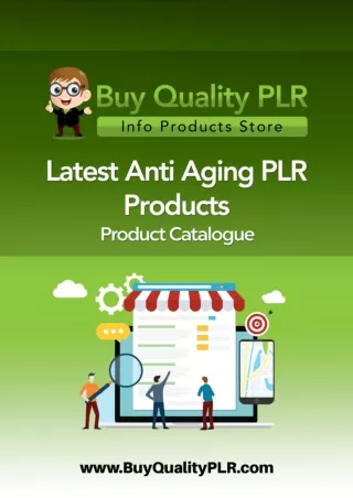 Top Selling Anti Aging PLR Courses and Guides in 2021