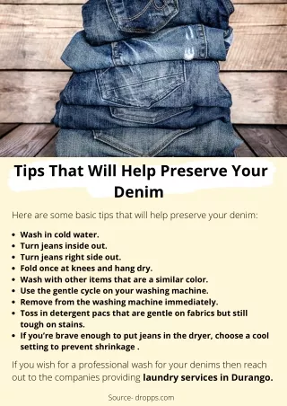 Tips That Will Help Preserve Your Denim