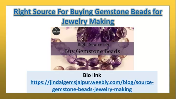right source for buying gemstone beads