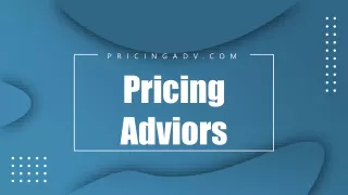 The main advantages of having the best Pricing strategy optimization services handy!