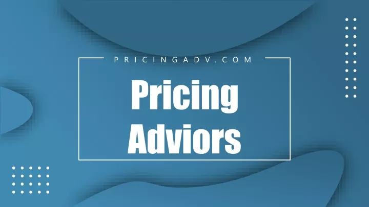 pricing adviors