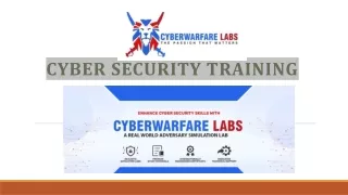 Cyber Security Training Labs ,Bengaluru