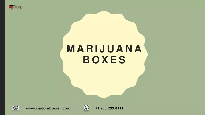 marijuana boxes