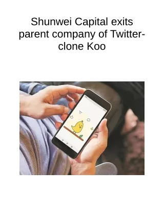 shunwei capital exits parent company of twitter