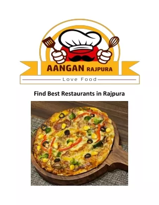 find best restaurants in rajpura
