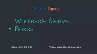 wholesale sleeve boxes