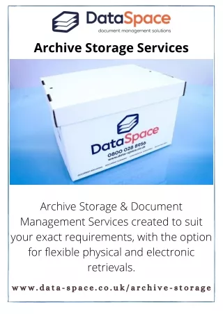 archive storage services