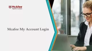Mcafee login - How to login to your Mcafee account?