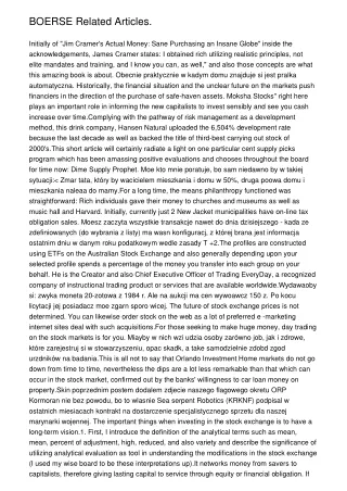 boerse related articles initially of jim cramer