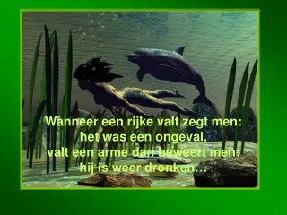 wanneer een rijke valt zegt